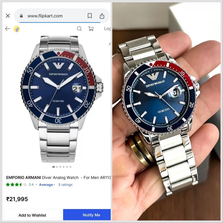 EMPORIO ARMAN_I MENS WATCH ALL WORKING