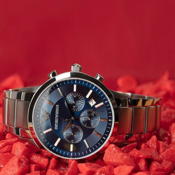 Emporio Arman_i Classic Silver-Blue