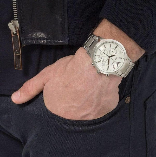 Emporio Arman_i Classic Silver-White