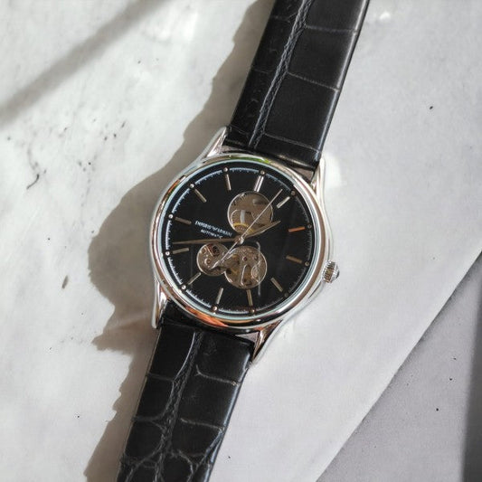 Emporio Arman_i Station Black Silver Automatic