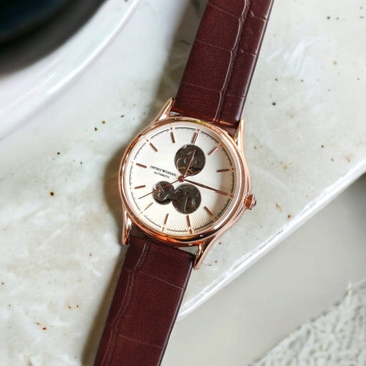Emporio Arman_i Station Brown copper white Automatic