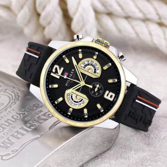TOMMY_HILFIGER GOLDEN DECKER WATCH