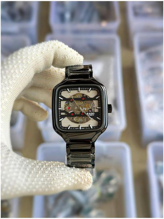 Rad_o True Square Quartz Silver - J114